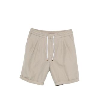 Brunello Cucinelli Drawstring Pleated Shorts