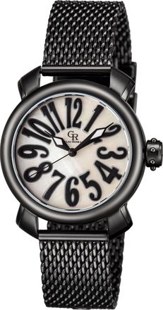Giulio Romano Cream Dial Black Band Watch