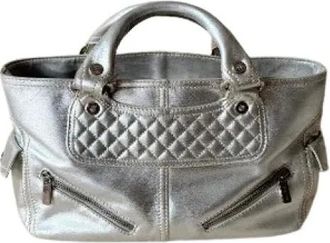 Celine Pre-owned Handbags, female, Gray, Size: ONE SIZE Pre-owned Boogie Handbag