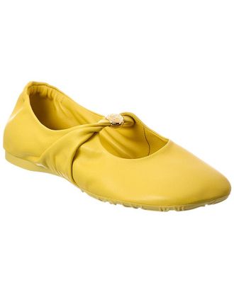 Loewe Pebble Soft Leather Ballerina Flat