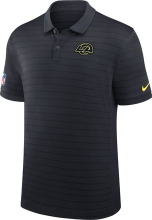 Nike Los Angeles Rams Rivalries Collection Sideline Victory Striped Nike Mens Dri-FIT NFL Polo in Blue | 03BG07VL9X-5U0