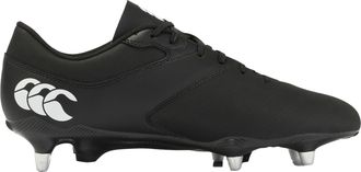 Canterbury Of New Zealand Unisex Adult Phoenix Raze Soft Ground Rugby Boots (Black/White) - Size UK 10.5