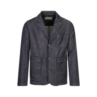 Canali Hombre, Chaquetas, Azul, Talla: 2XL