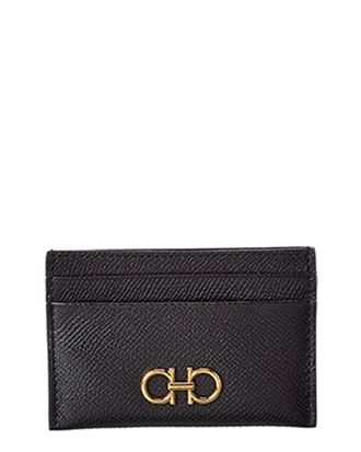Ferragamo Gancini Leather Card Holder