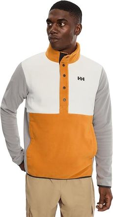Helly Hansen Fleece Pullover Mens Sweater Mustard : 2XL, Polyester