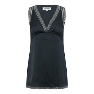 Lollys Laundry Mujer, Camisetas, Negro, Talla: XS