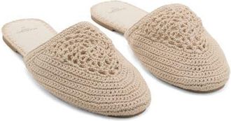 Mango Braided Mule in Sand at Nordstrom, Size 6.5Us