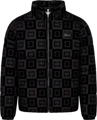 Carlo Colucci Piumino Checkerboard - - Jackets - Uomo - Nero - XL
