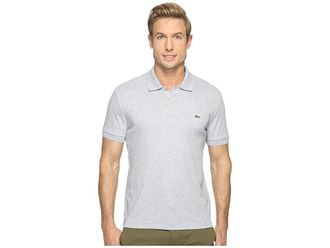 Lacoste Ultra Soft Cotton Pima Jersey Polo Shirt Mens Clothing Silver Chine : 2XL, Cotton/Jersey