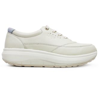 Joya Venice Zip Full Grain Leather Womens Casual Shoes - White - Size:UK 5.5