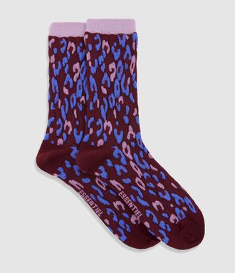 Essentiel Chaussettes Karty Bleu Bordeaux