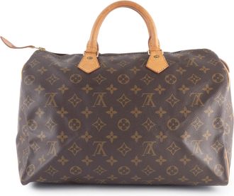 Louis Vuitton Brown Monogram Monogram Canvas Boston Bag Tote Bag (Pre-Owned)