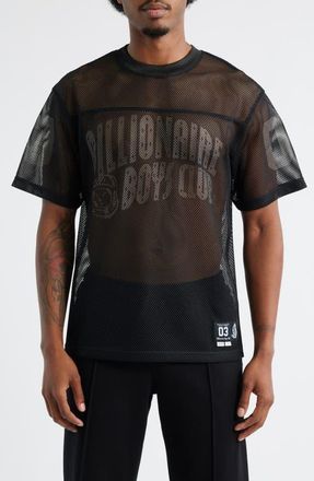 Billionaire Boys Club Varsity Mesh Graphic Jersey in Black at Nordstrom, Size Xx-Large