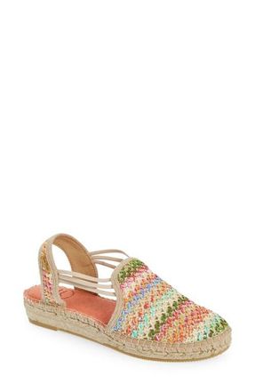 Toni Pons Noa Wedge Espadrille in Natural Multi at Nordstrom, Size 8-8.5Us
