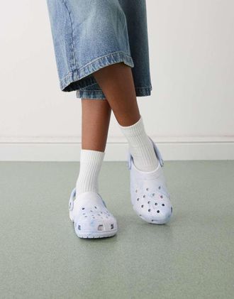 Crocs Classic - Zoccoli blu marmorizzati