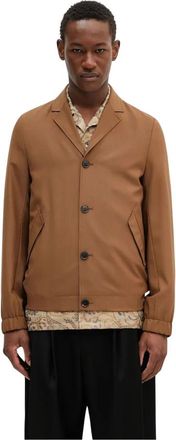 Paul Smith Blazer de Lana Virgen - Jackets - Hombre - Marr&oacute;n - L