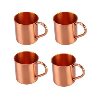 OEM Taza De C&oacute;ctel 4x Sports Products Con Asa Recta De Cobre Puro