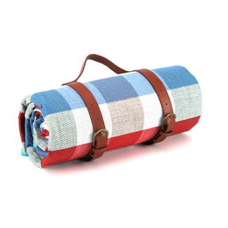 OEM Manta De Picnic Extragrande De 80 X 80, Impermeable Y Plegable, De Tres Capas De Suave Forro Polar, Ideal Para 6-8 Adultos En Camping, Viajes, Parques