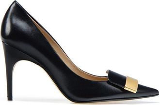 Sergio Rossi SR1 Leather Womens Pumps