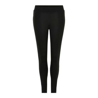 In Front Black Leggings with Studs - Salina 13925 - female - IN FRONT - Leggings - Black - 2XL - Trousers