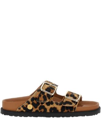 Birkenstock Arizona Pony Fur Sandals Shoes