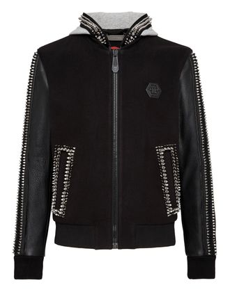 Philipp Plein Bomber Studs