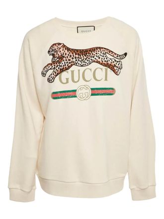 Gucci Felpa leopardata - Toni neutri