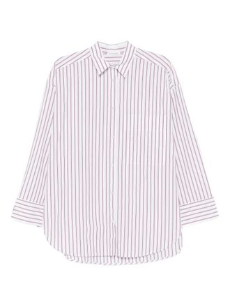 By Malene Birger striped organic cotton tailoring - Wit