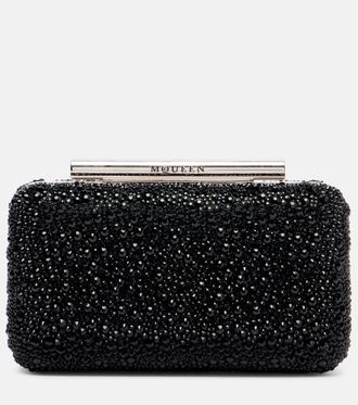 Alexander McQueen T-Bar Small embellished clutch