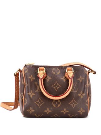 Louis Vuitton Speedy Bandouliere Bag Monogram Canvas Nano crossbody bag - Brown