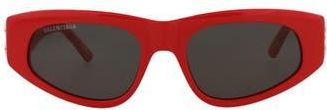 Balenciaga Novelty 53mm Cat Eye Sunglasses in Red Silver Grey at Nordstrom Rack