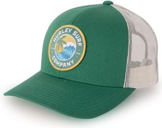 Hurley Wave Haven Trucker Cap f&uuml;r Herren | gr&uuml;n
