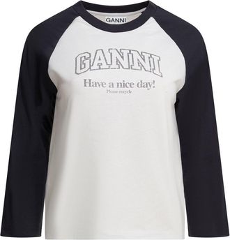 Ganni Baseball T-Shirt