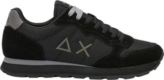 Sun 68 Tom Solid - Heren - Sneakers - Zwart - 46 EU - Katoen - Schoenen