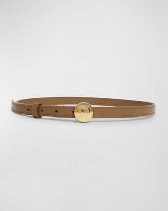 Loewe Smooth Leather Skinny Belt