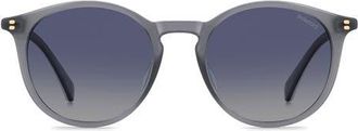 Polaroid 51mm Polarized Phantos Sunglasses in Silver/Blue at Nordstrom
