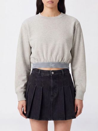 Kenzo Felpa cropped in cotone con scollo a girocollo