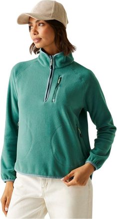 Regatta Womens Frankie Half Zip Fleece Spruce Green