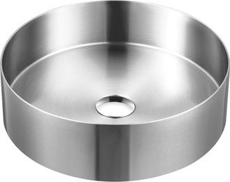 Saniclass ONE Waskom - 36x36x11cm - RVS - Geborsteld RVS