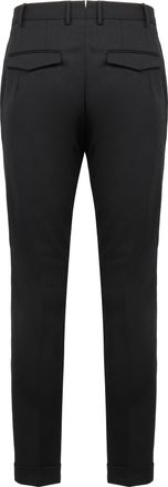 Pantaloni Torino Mens Wool-Blend Chino Pants Grey Chinos