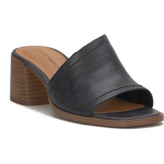 Lucky Brand Jamira Slide Sandal in Black at Nordstrom Rack, Size 6.5