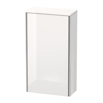 Duravit Armario De Media Altura Duravit Xsquare 50.0x23.6 Cm, 1 Puerta, Bisagra Derecha, 2 Estantes De Vidrio Xs1303r, Color (frente/cuerpo): Perla De Albaric