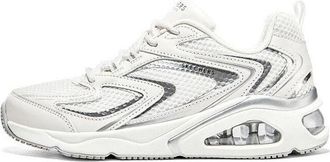 Skechers (WMNS) Skechers Tres-Air Uno Vision-airy White Silver 177425-WSL