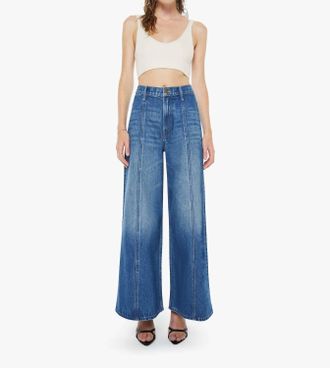 Mother The Lunch Line Flood Jeans In On Tap