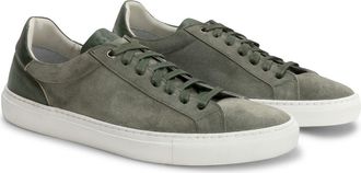 Robert Barakett Huberto Suede Low Top Sneaker in Balsam Green at Nordstrom, Size 10.5