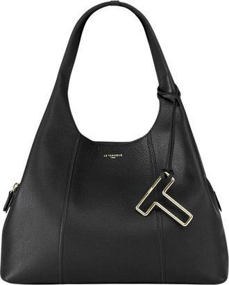 Le Tanneur Juliette Schoudertas - Dames - Schoudertassen - Zwart - ONE Size - Leer - Tassen