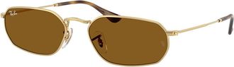 Ray-Ban RB3947 001/33 Mens Sunglasses Gold Size 54