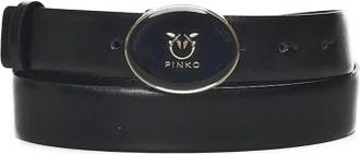 Pinko Belts - Dames - Riemen - Zwart - XS - Leer - Accessoires