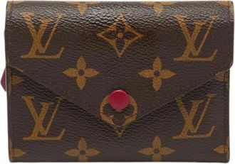 Louis Vuitton Pre-owned Wallets, female, Brown, Size: ONE SIZE Pre-owned Vintage Canvas Wallet