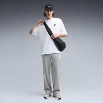 Puma Pantaloni con logo Essentials N.1 dal taglio morbido da uomo, Abbigliamento, Grigio, XXL